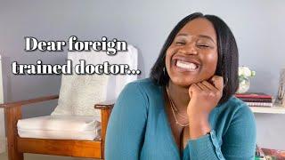 My advice to foreign trained doctors + medical students | Zambian doctor