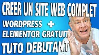 Créer un site web de A à Z avec wordpress et elementor gratuit depuis Hostinger