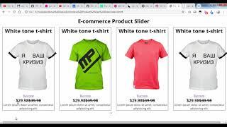 E-commerce Product Slider using HTML, CSS & jQuery Slick Carousel Plugin | jQuery Slick Slider