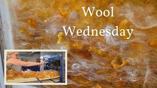 Wool carding Wednesday: Inside the wool mill. Carding Merino wool, Romney wool and silk