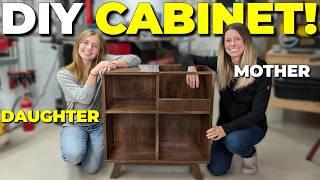 YOU Can BUILD A Walnut Vinyl Record Stand  // DIY Woodworking