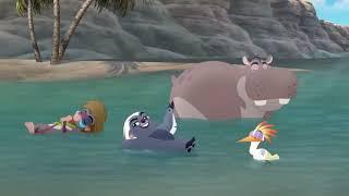 Bunga, Beshte, Ono and Makini are relaxing (with Normal Awesome Voices Fanmade) Scene of Slow Motion