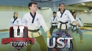 UTOWN: Alyssa Valdez trains with UAAP #Champions of Poomsae - the UST Tiger Jins