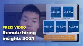 Remote hiring insights from LinkedIn data | Brian Xu + Prezi