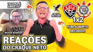 ADEUS REBAIXAMENTO!! OLHA COMO O CRAQUE NETO REAGIU A VITÓRIA 1X2 CORINTHIANS PELO BRASILEIRÃO