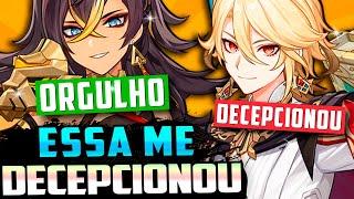 MINHA CONTA GENSHIN - Orgulhos e Arrependimentos | Genshin Impact