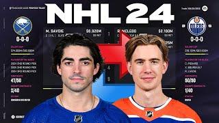 NHL 24 - SAVOIE TO EDMONTON TRADE SIMULATION