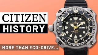 CITIZEN WATCH HISTORY: Awesome mechanical, electronic and quartz watches - and yes.. eco-drive!