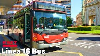 16 Bus - Valencia Bus - Complete trip