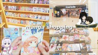 manga shopping & little haul | vlog | gramedia bookstore | indonesia