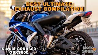 Suzuki GSXR600 Best Ultimate Exhaust Sound Compilation GSXS600