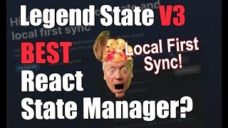 Legend State v3: Local first sync AND fastest React State manager!