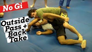 No Gi Basics: Open Guard Pass & Take the Back