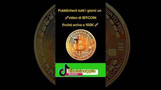 Pubblicherò un video di #bitcoin tutti i giorni finché arriva a 100K #crypto #trading #etf #nft #ai