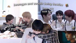 beomgyu and soobin being besties