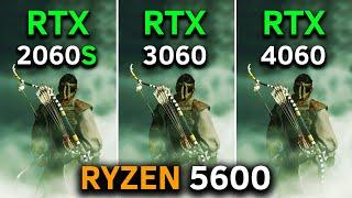 RTX 2060 SUPER 8GB vs RTX 3060 12GB vs RTX 4060 8GB | RYZEN 5 5600 | Test in 10 Games | 2024