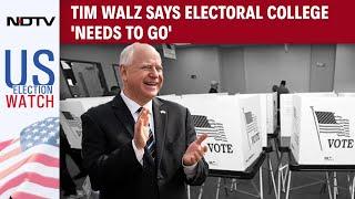 Tim Walz | Walz Says Electoral College 'Needs To Go' | Republicans, Democrats Clash Over Vote