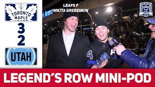 Nikita Grebenken: Toronto Is Perfect! | Legend's Row Mini-Pod | Maple Leafs 3-2 Utah Hockey Club