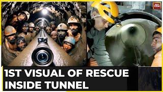 Uttarkashi Tunnel Rescue Video : NDRF Shows How 41 Stranded Workers Will Be Rescued | Watch Video