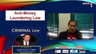 MONEY LAUNDERING-Commercial & Criminal Law-Money from UNLAWFUL Activity-Dean Joe-Santos B. Bisquera