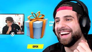 If I Laugh, I GIFT a Fortnite Streamer!