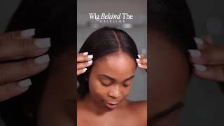 Wig behind the hairline #wigs #wigtutorial #howto #natural #yakihair #haircare