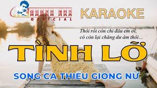  Karaoke TÌNH LỠ Thiếu Giọng Nữ | Song Ca Với Trình Lâm | Nhạc sống HD