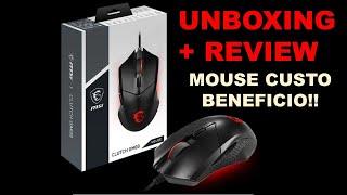 UNBOXING + REVIEW Mouse MSI CLUTCH GM08 (BRASIL)