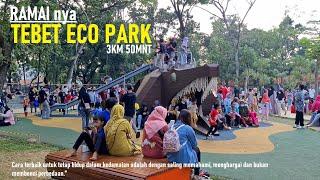 TEBET ECO PARK ‼️ a crowded walk around at a park in Jakarta (d/h Taman Honda Tebet)