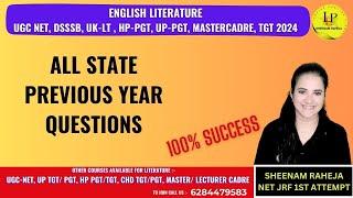 3. PREVIOUS PAPERS OF LITERATURE #opsc #ssb #mastercadre #ugcnetenglish #previousyearquestions