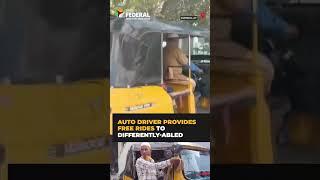 #Kurnool #autodriver offers free rides to differently-abled and patients in need