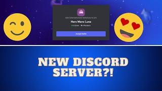 Come join my new discord server!