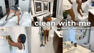 DEEP CLEAN MY APARTMENT WITH ME | Cleaning Motivation, Reset, New furniture & Cooking