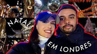 TOUR PELA DECORAÇÃO DE NATAL EM LONDRES LUZES DE NATAL, PONTOS TURISTICOS, JANTAR ETC #vlogmas