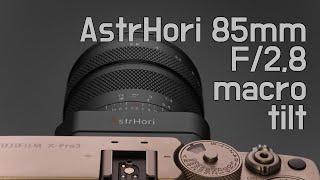 Is AstrHori's 85mm 2,8 macro tilt lens good for studio work?