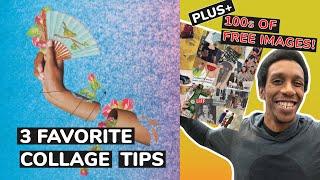 3 Digital Collage Tips! | How to Make Digital Collage | Surreal Collage Art | + FREE COLLAGE IMAGES!