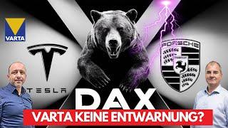 Vorsicht bei Varta! Tesla | Porsche | DAX I Nasdaq 100
