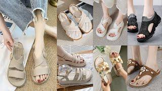 Daily Use Sandals for Women 2024//Casual Sandal Designs for Women//Flat Sandals for Ladies