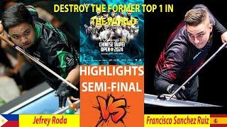 HIGHLIGHTS SEMI-FINAL | Jefrey Roda vs Francisco Sanchez Ruiz | UNIVERSAL CHINESE TAIPEI OPEN 2024