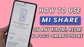 MIUI13: How to Use MiShare Feature On Xiaomi Phones to Share Files (Hindi)