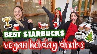 Best Vegan Starbucks Holiday Drinks [Gingerbread Latte, Caramel Apple Spice]