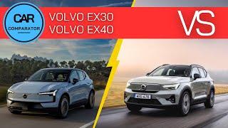 Volvo EX30 vs Volvo EX40 (XC40 Recharge) | 2024 | Detailed Comparison Review