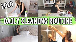 DAILY CLEANING ROUTINE // TIPS FOR A CLEAN & TIDY HOME | Jessica Elle