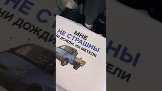 Подарок в виде футболки с принтом в Тольятти. Перенос изображения на текстиль.