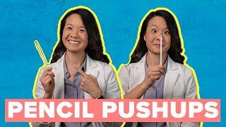 THE EASIEST VISION THERAPY EXERCISE FOR YOUR EYES: Pencil Push Ups