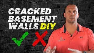 DIY Repair a Cracked Basement Wall From The Inside | HydroHelp911 Cracked Basement Wall Repair