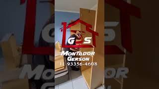 Gerson Santos Montador Gru #moveis #interiordesign #youtubeshorts #quartodecrianca #shortsvideo