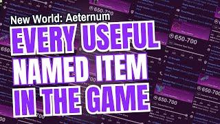 EVERY Useful Named Item in New World: Aeternum (UPDATED)