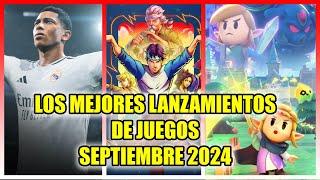 ️ LOS MEJORES LANZAMIENTOS DE JUEGOS PARA SEPTIEMBRE 2024