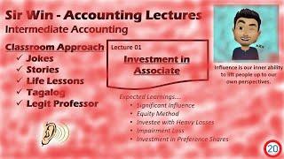 Lecture 01: Investment in Associate. Investment Accounting. [Intermediate Accounting]